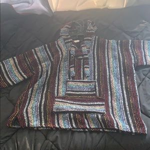 colorful poncho